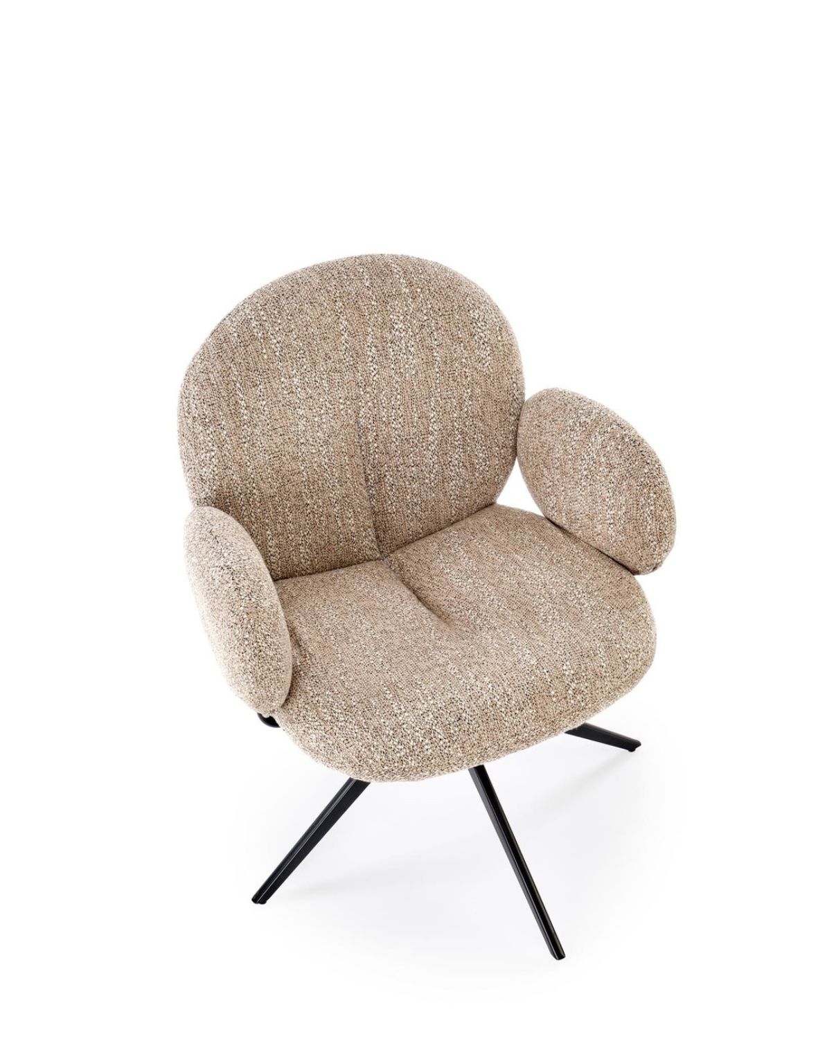 krzesło z funkcją obracania k568, beżowe