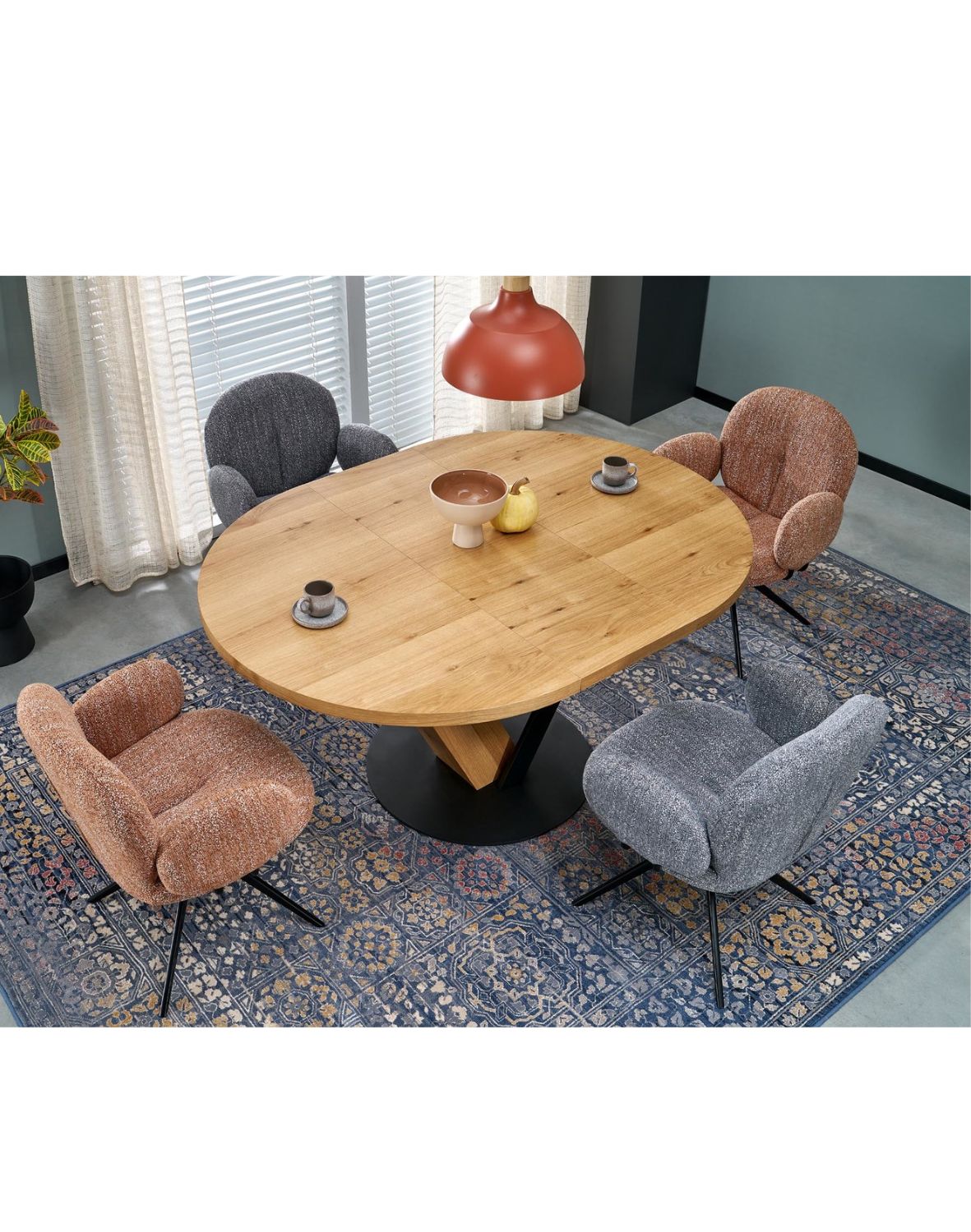 krzesło z funkcją obracania k568, szare