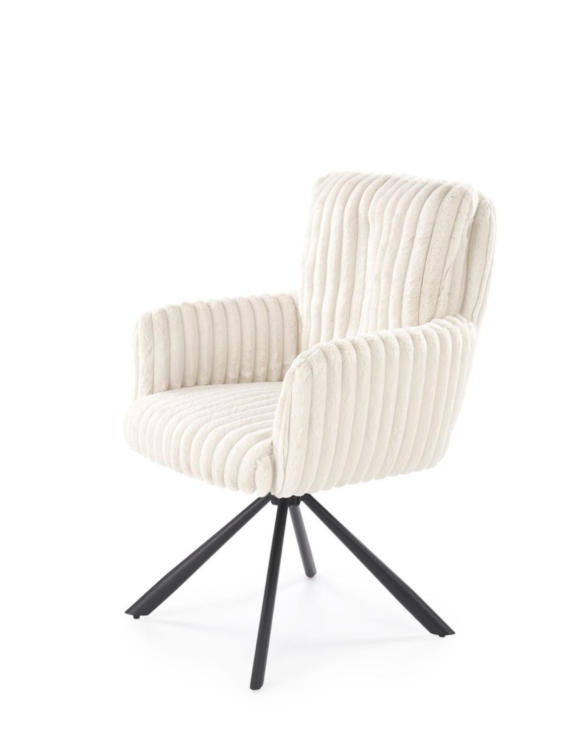 krzesło z funkcją obracania k572 kremowe, nowoczesne