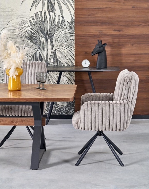 krzesło z funkcją obracania k572 szare, nowoczesne