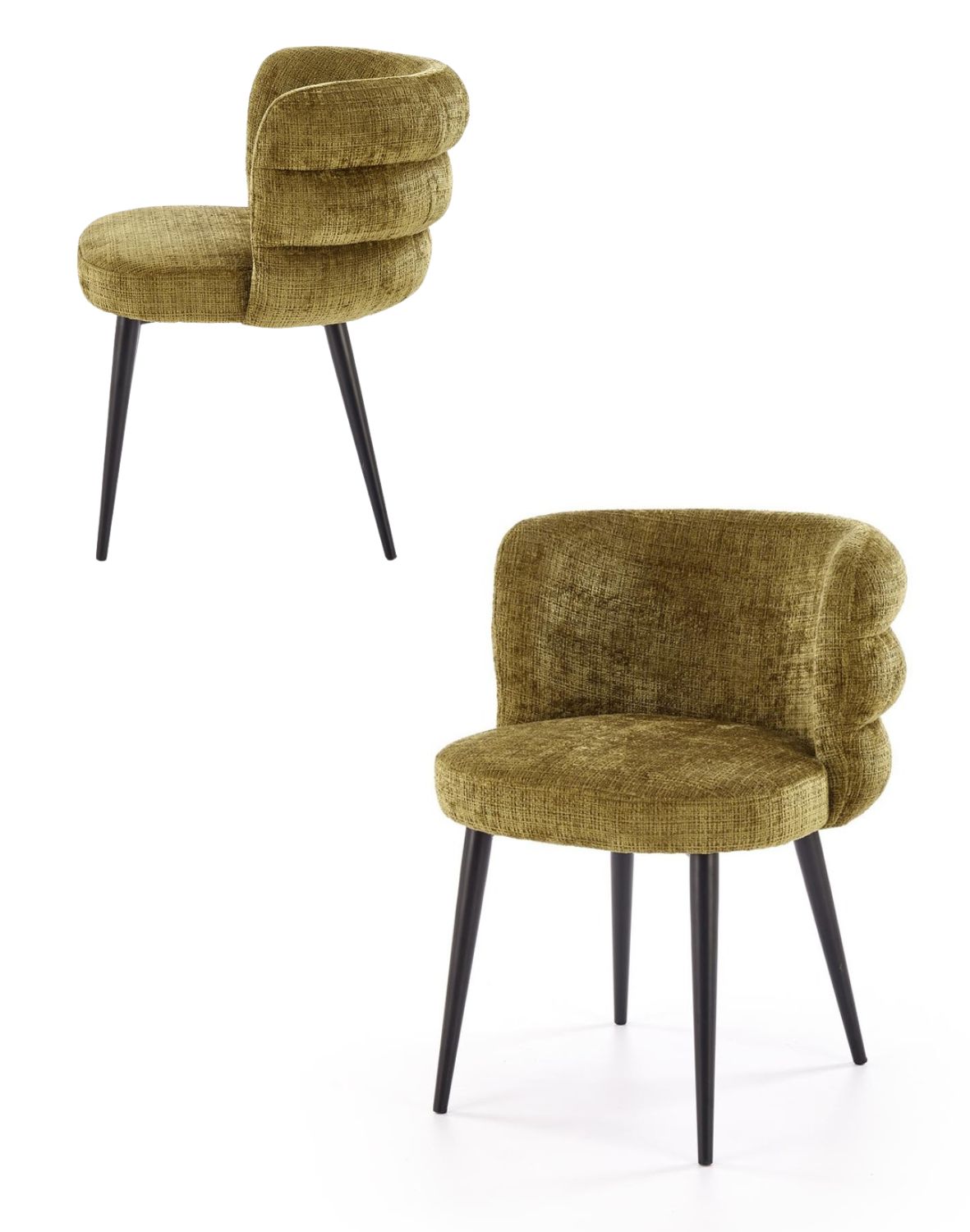 krzesło do jadalni k575, oliwkowe