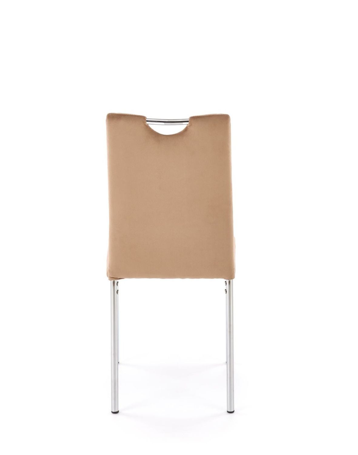 krzesło beżowe k578, tapicerowane, welwet