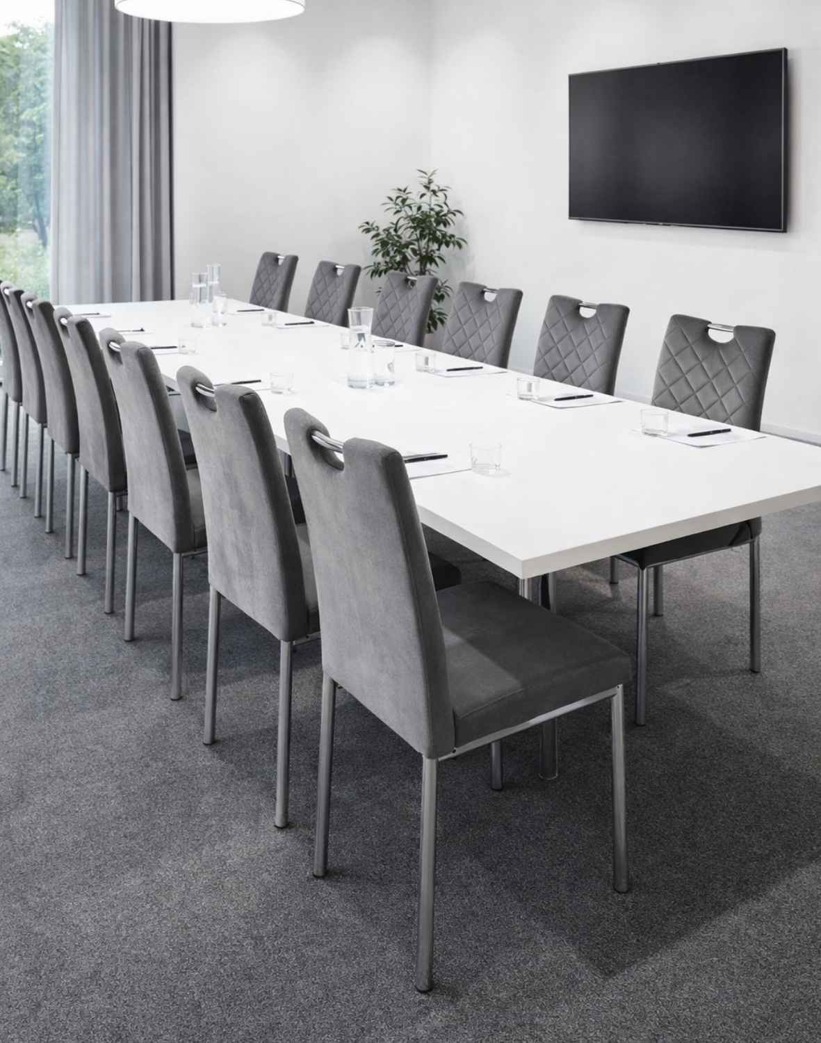 krzesło szare k578, tapicerowane, welwet