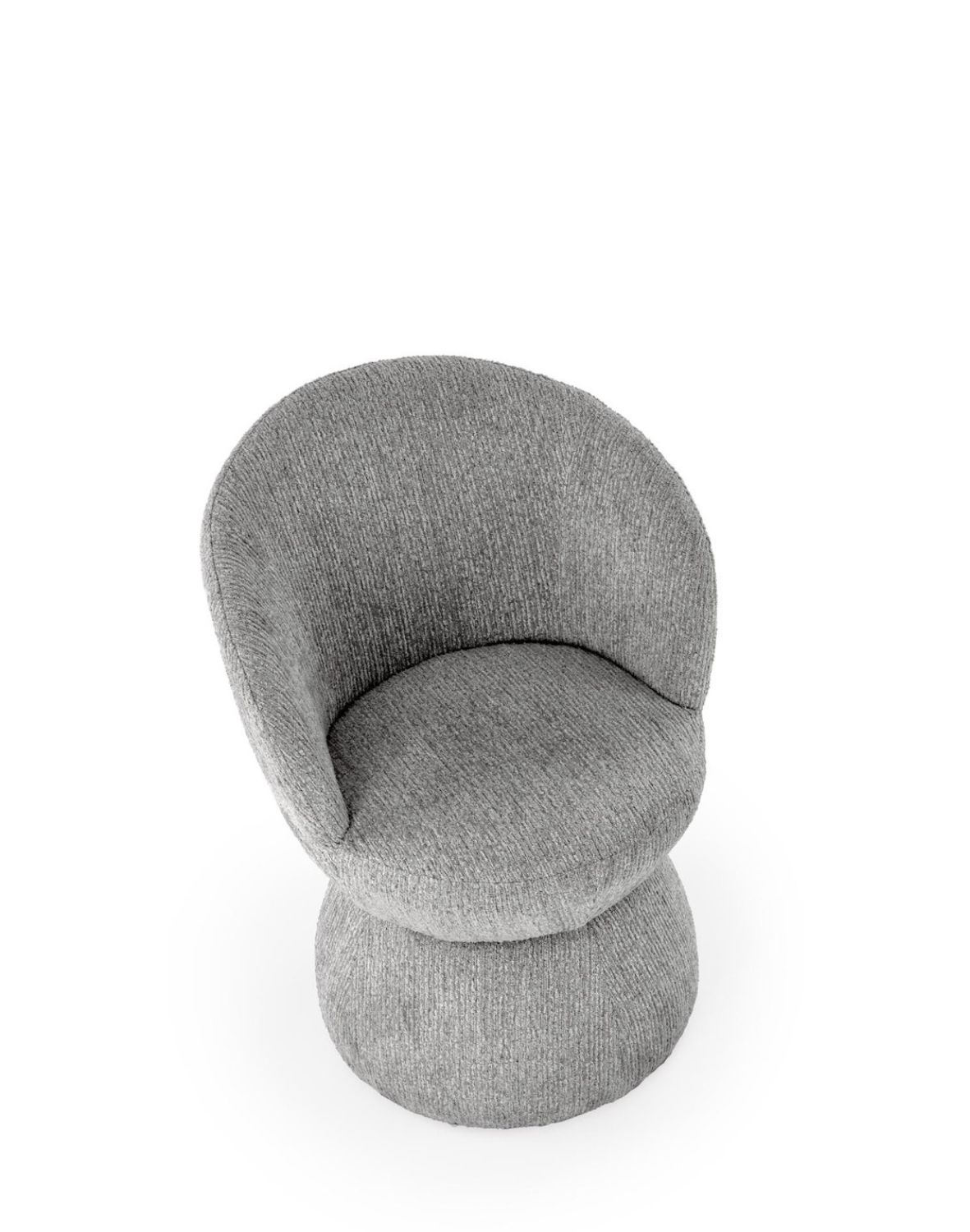 krzesło z funkcją obracania k581, tapicerowane, szare