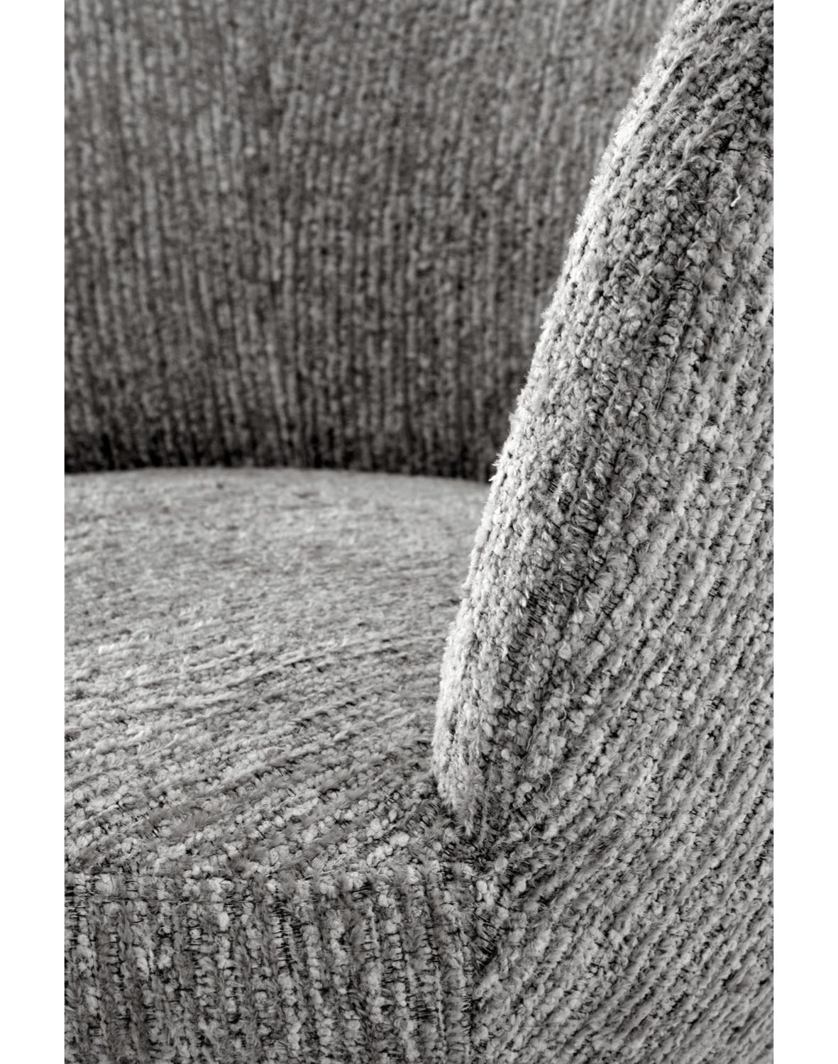 krzesło z funkcją obracania k581, tapicerowane, szare