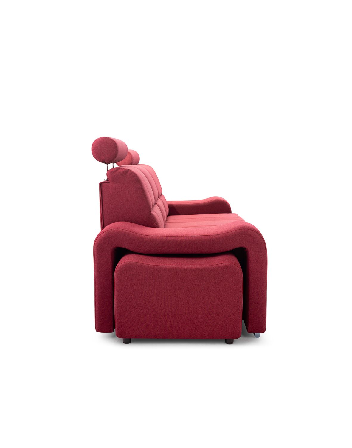 czerwona kanapa wenus z zagłówkami