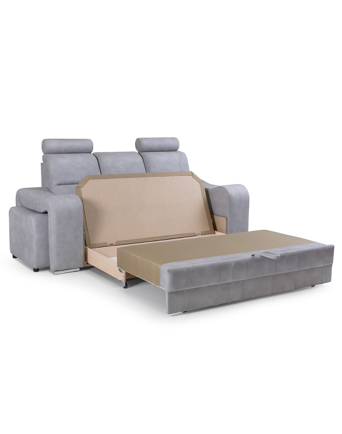 szara kanapa wenus z zagłówkami