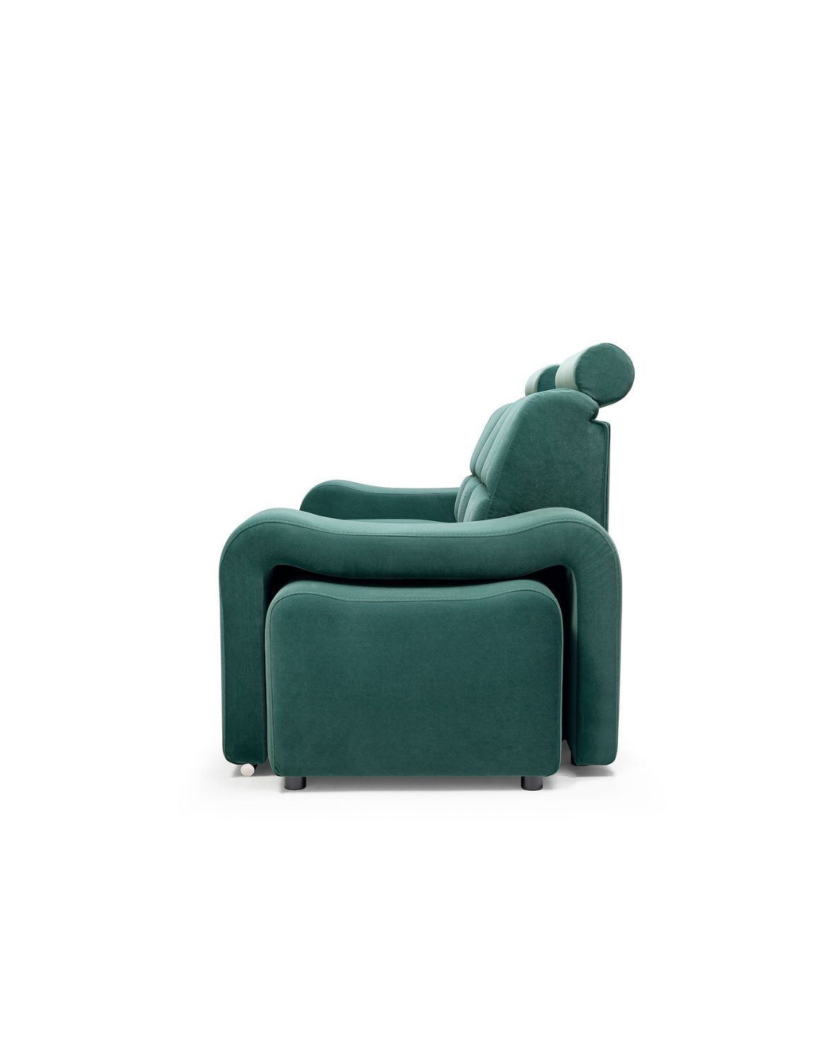 zielona kanapa wenus z zagłówkami