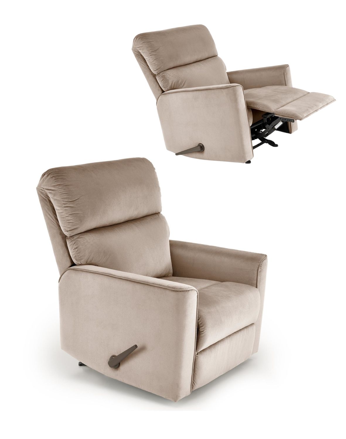 fotel rozkładany z funkcją kołyski karim