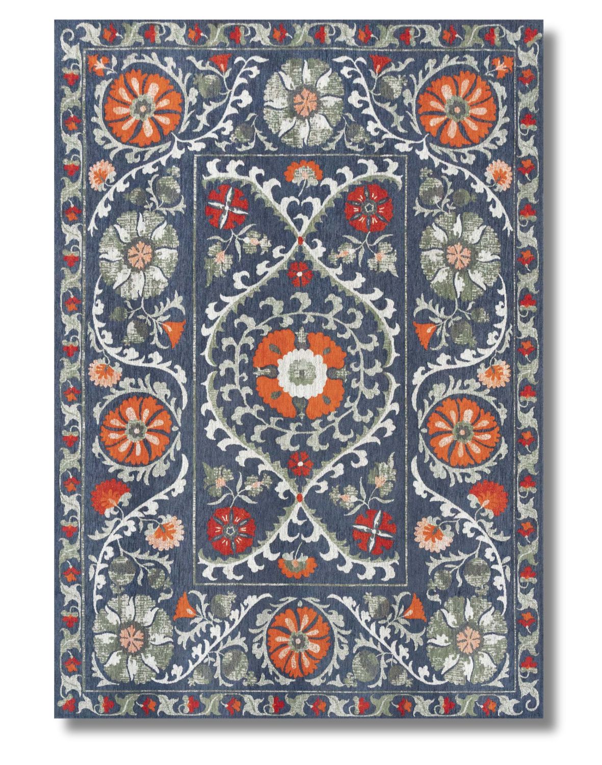 florystyczny dywan kolorowy Suzani Nordic 9730