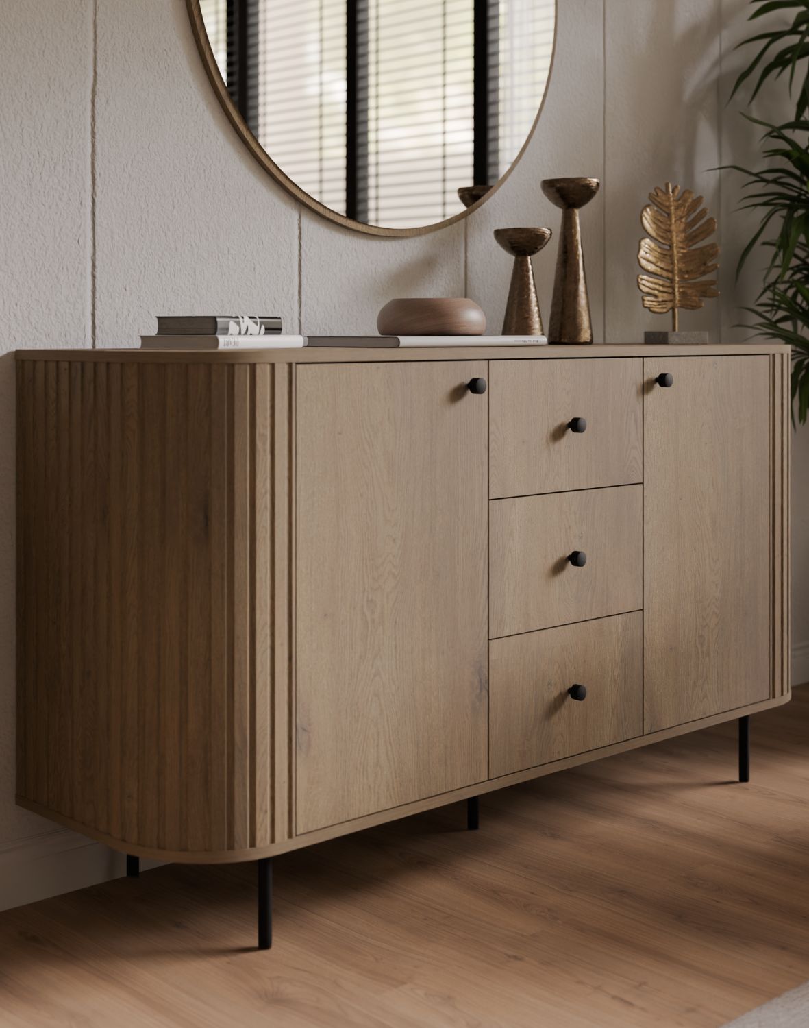 komoda ovalio 2f3s dab cremona typ 823