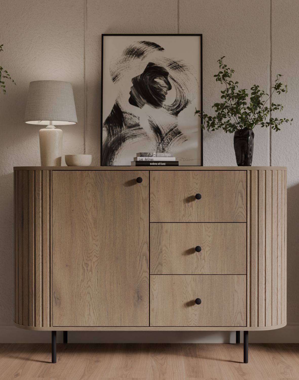 komoda ovalio dab cremona 1f3s typ 813