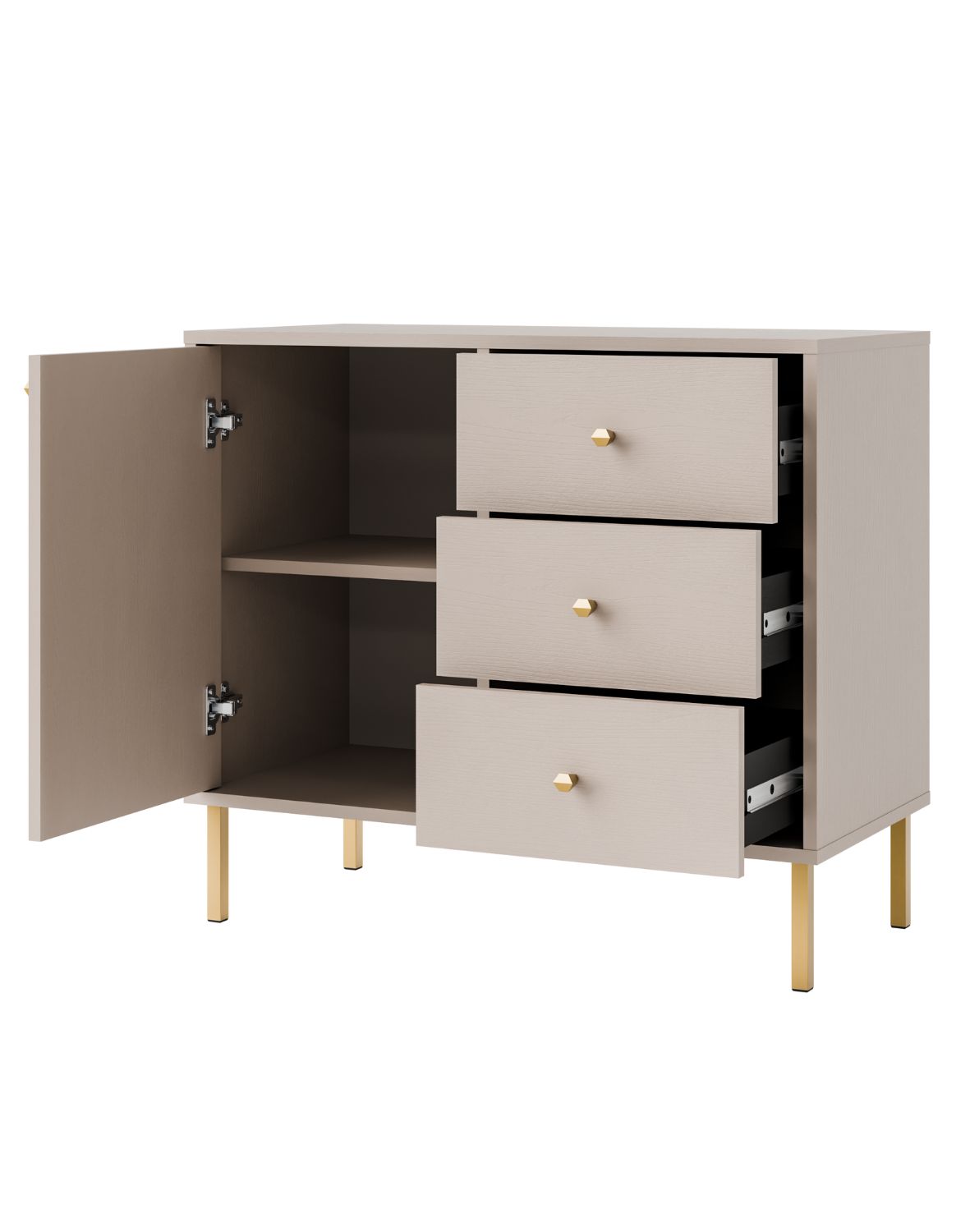 komoda tokyo 2 bez piaskowy typ 814