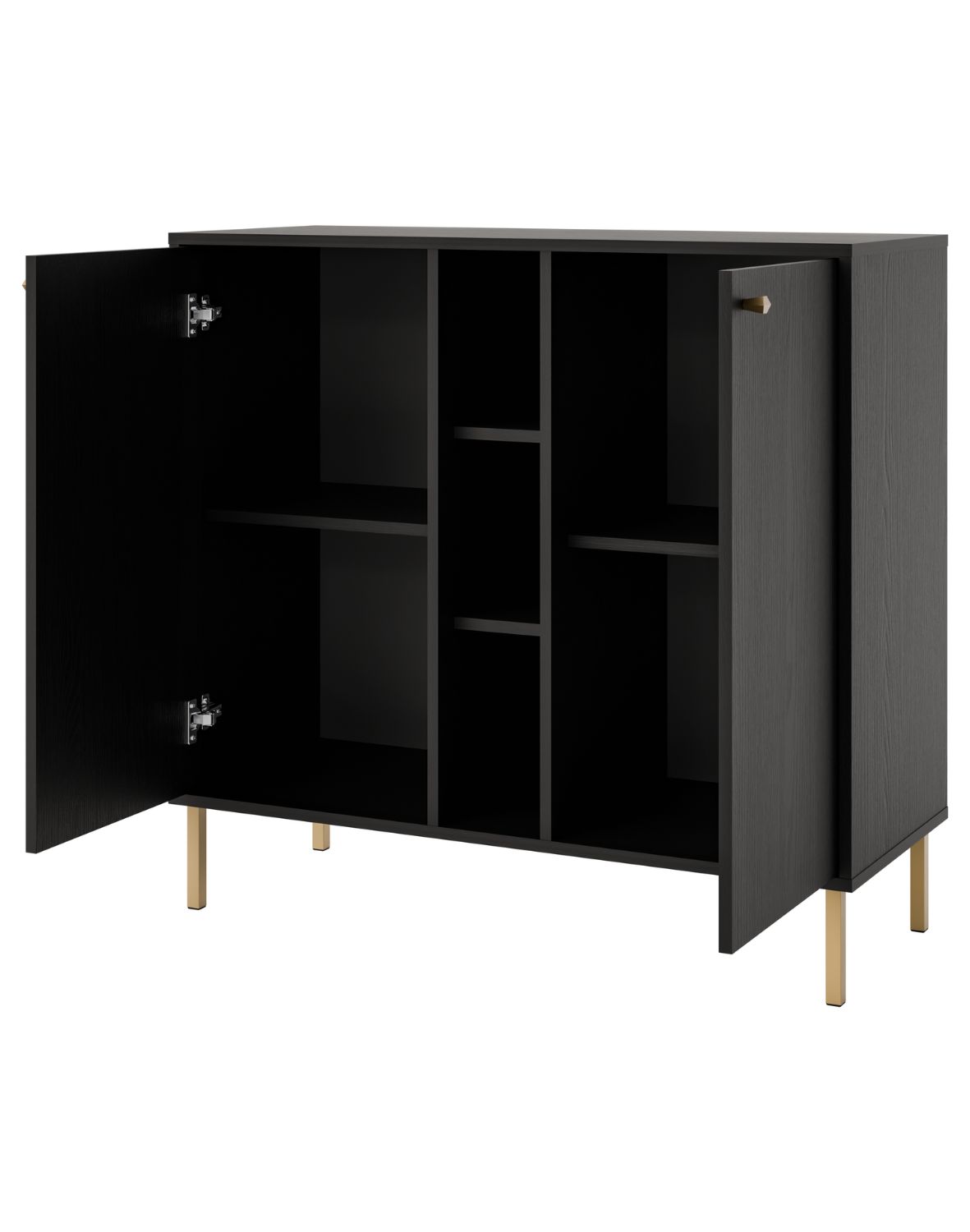 komoda tokyo 2 czarny 2f typ 822