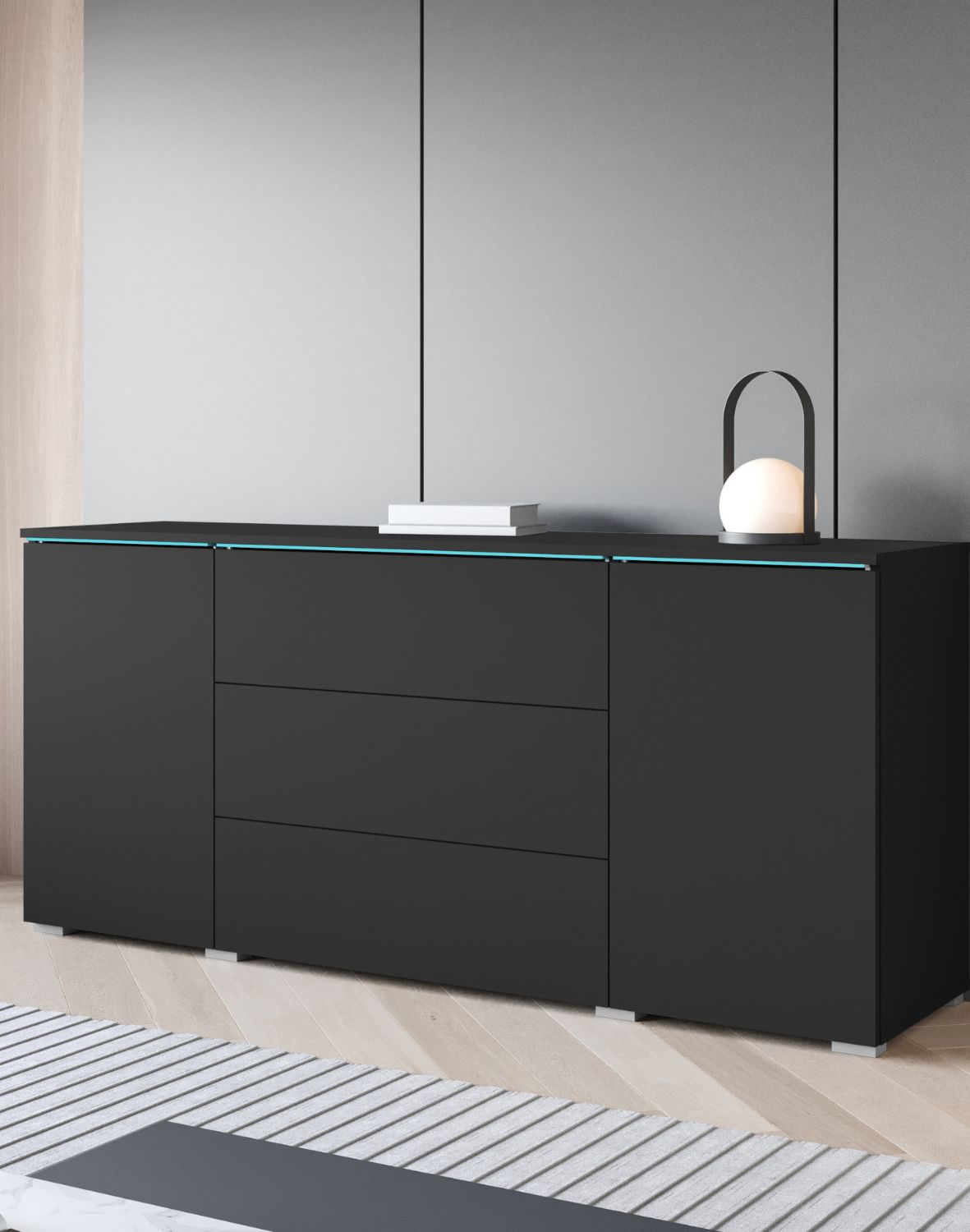 komoda-vera-150-czarny-grafit