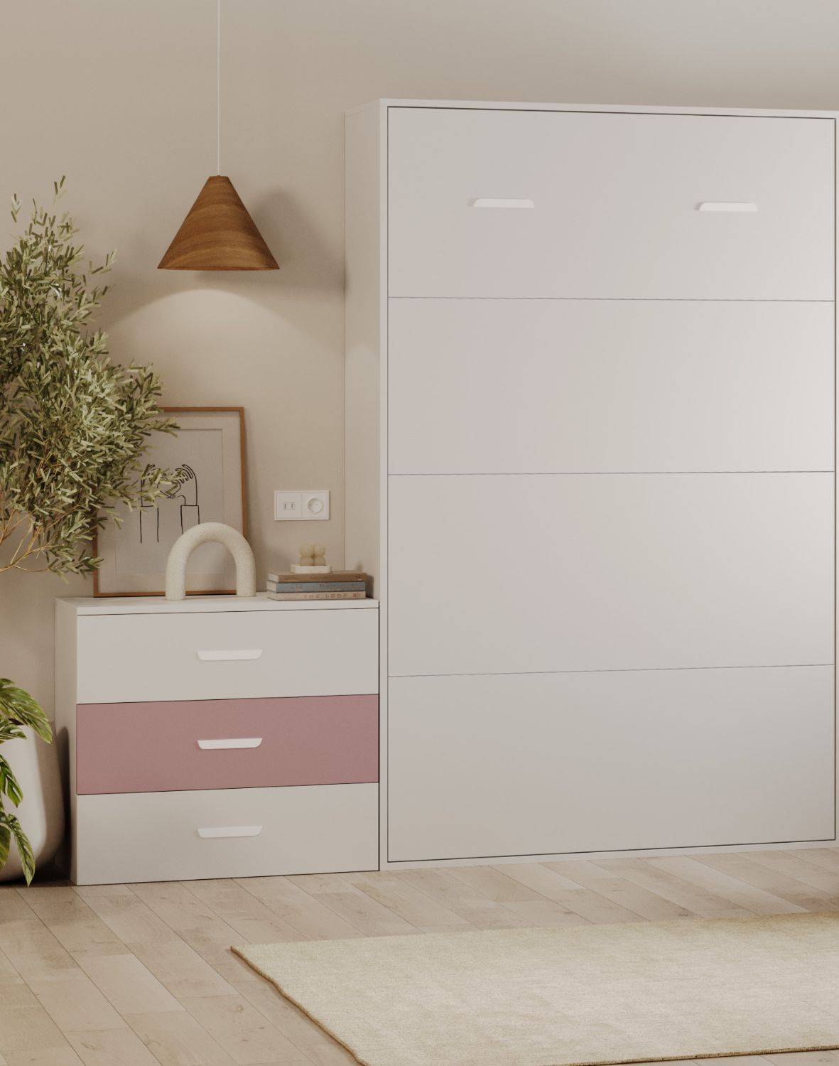 komoda lumi kaszmir i antyczna roza