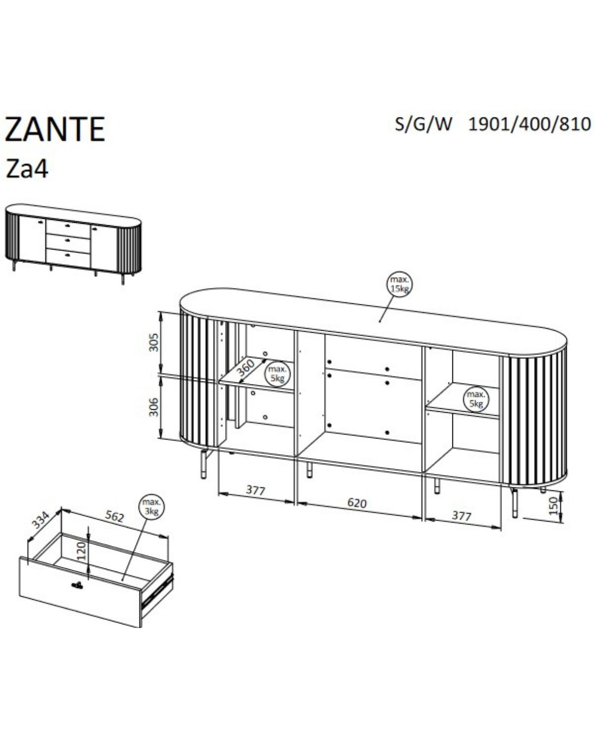 komoda-zante-za4-czarna