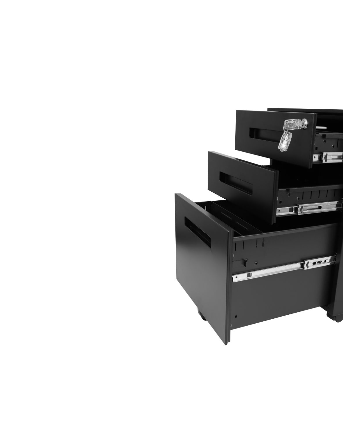 kontenerek pod biurko alto czarny