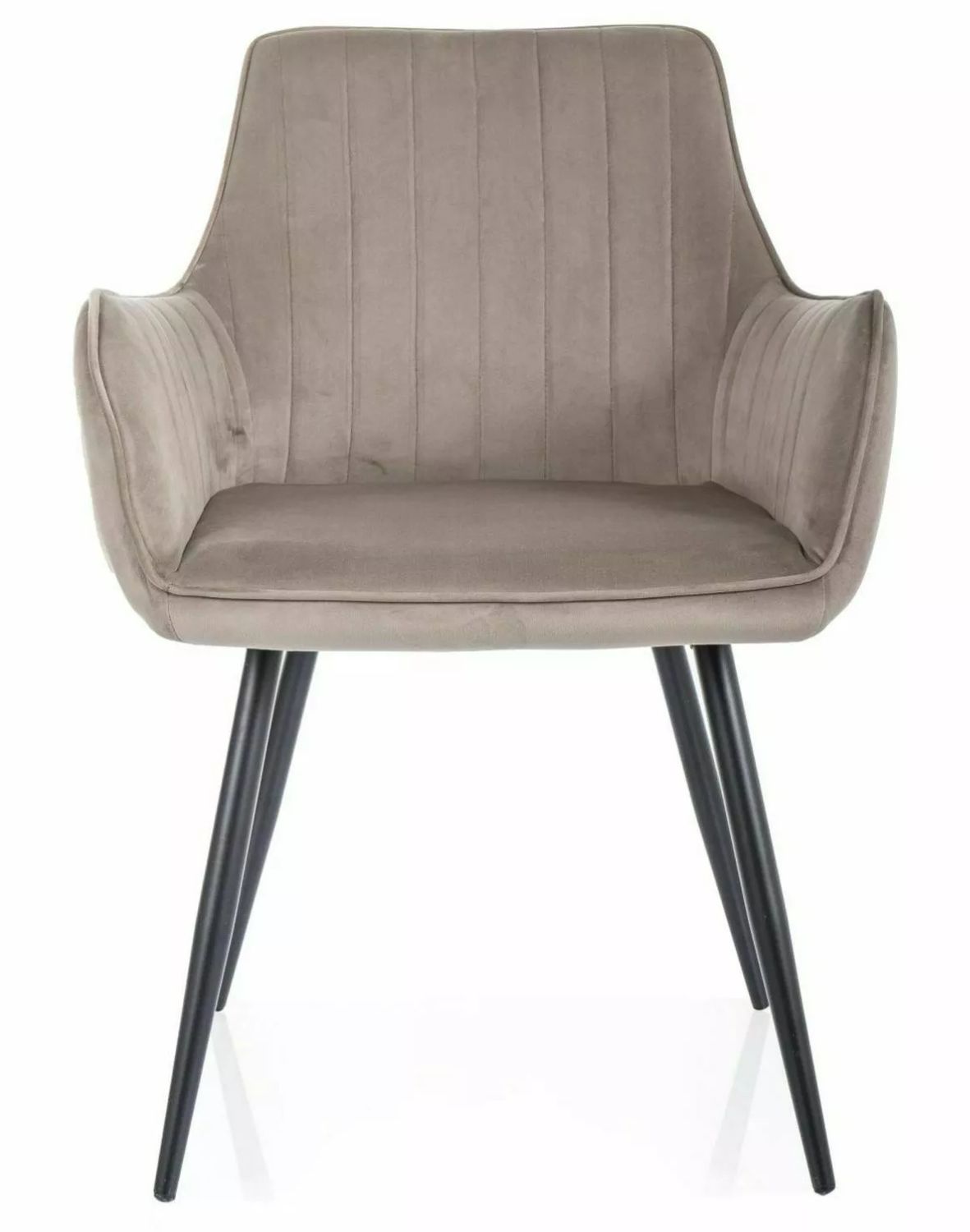 krzeslo apple velvet ciemny bez