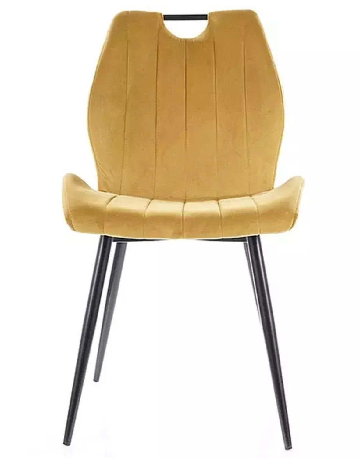 krzeslo arco velvet curry