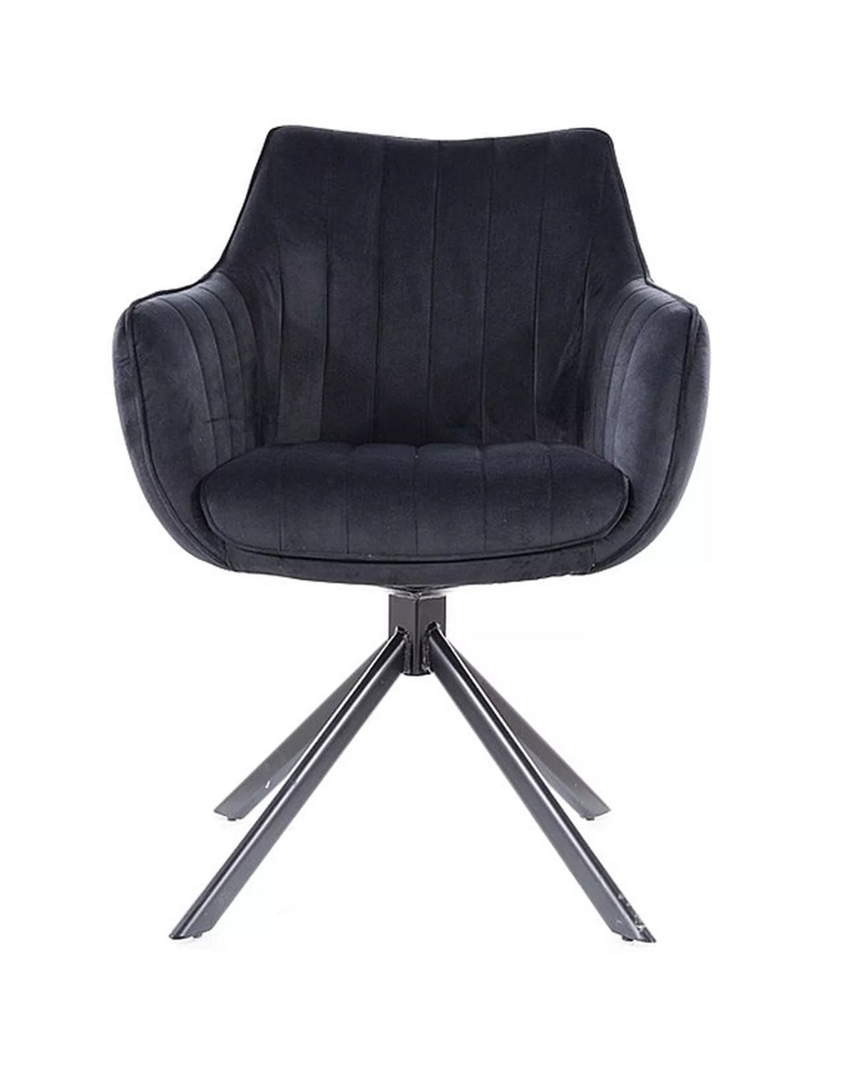 krzeslo azalia velvet czarne