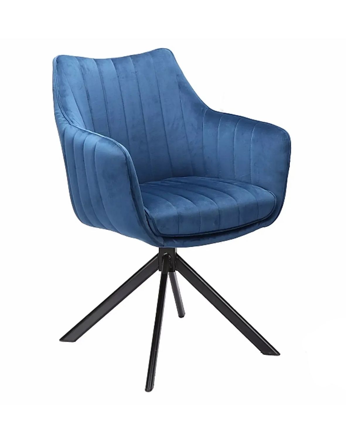 krzeslo azalia velvet granatowe