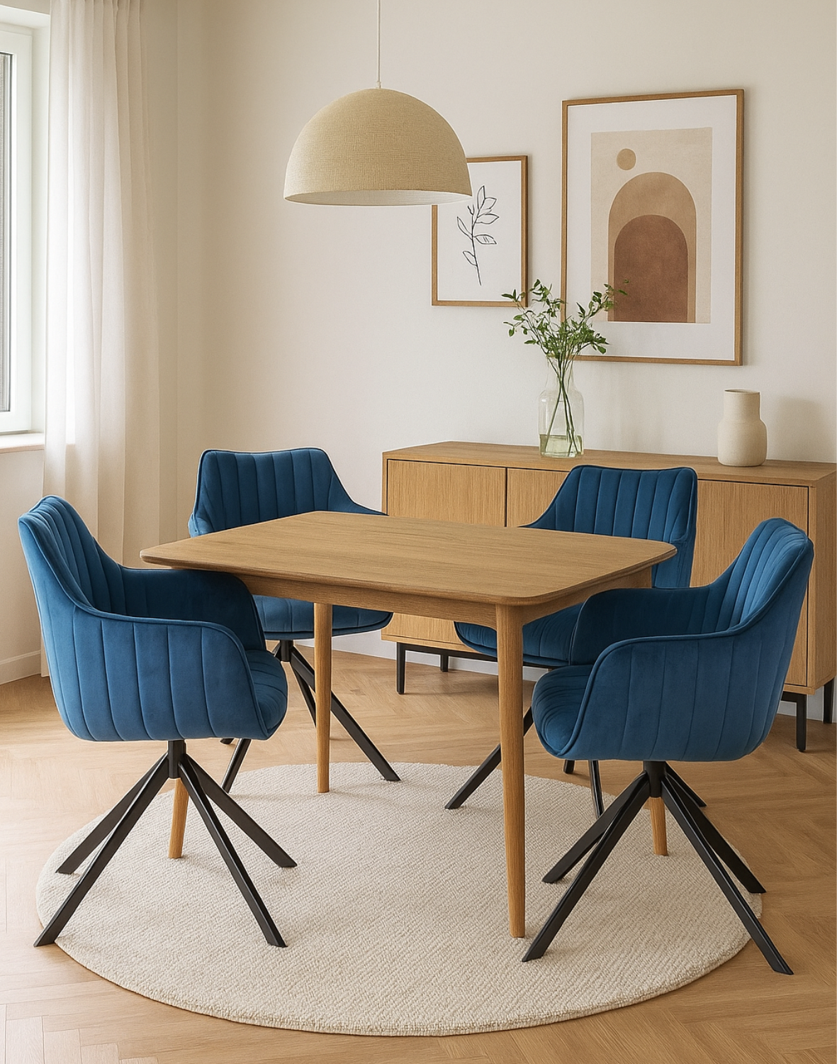 krzeslo azalia velvet granatowe