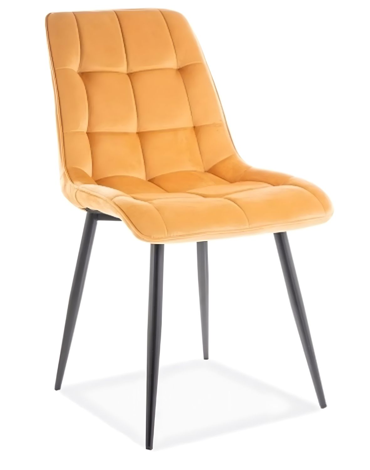 krzeslo  chic velvet curry czarny