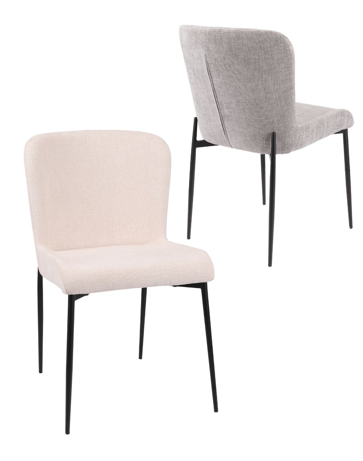 krzesło do jadalni willow beżowe szare