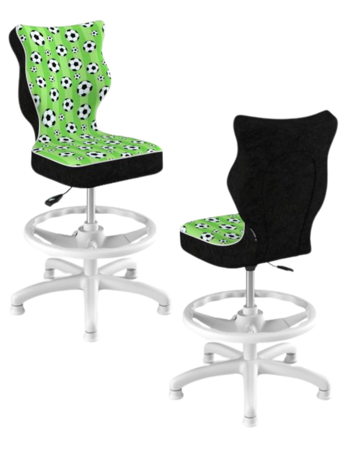 krzeslo dzieciece petit z podnozkiem 119 142 biala podstawa