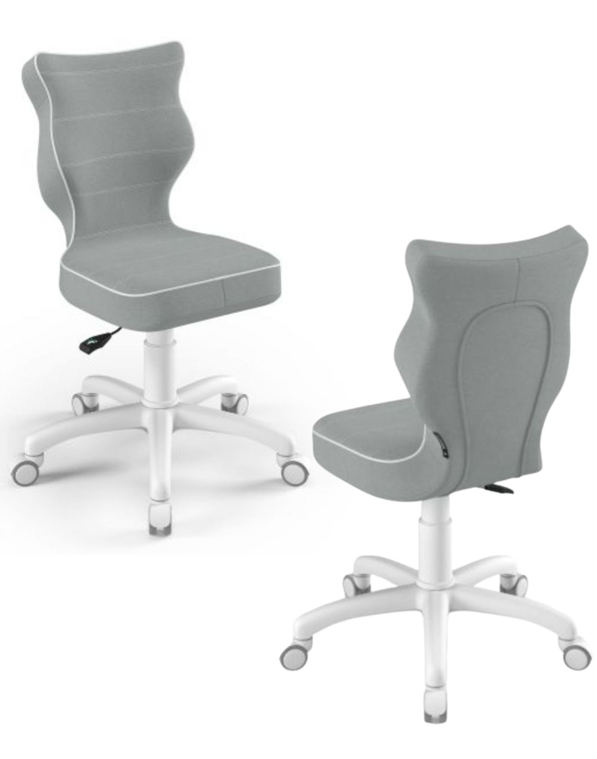 Krzesło dziecięce obrotowe Petit 133-159 cm Biała Podstawa