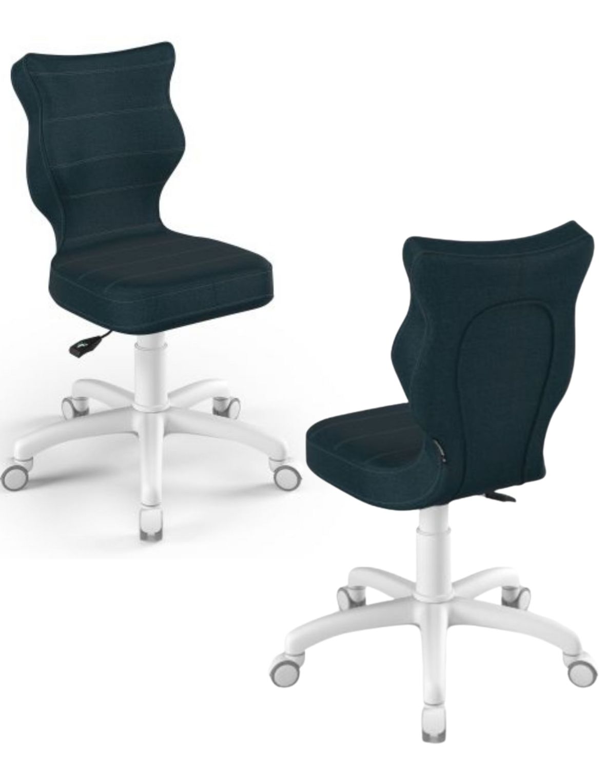 Krzesło dziecięce obrotowe Petit 133-159 cm Biała Podstawa