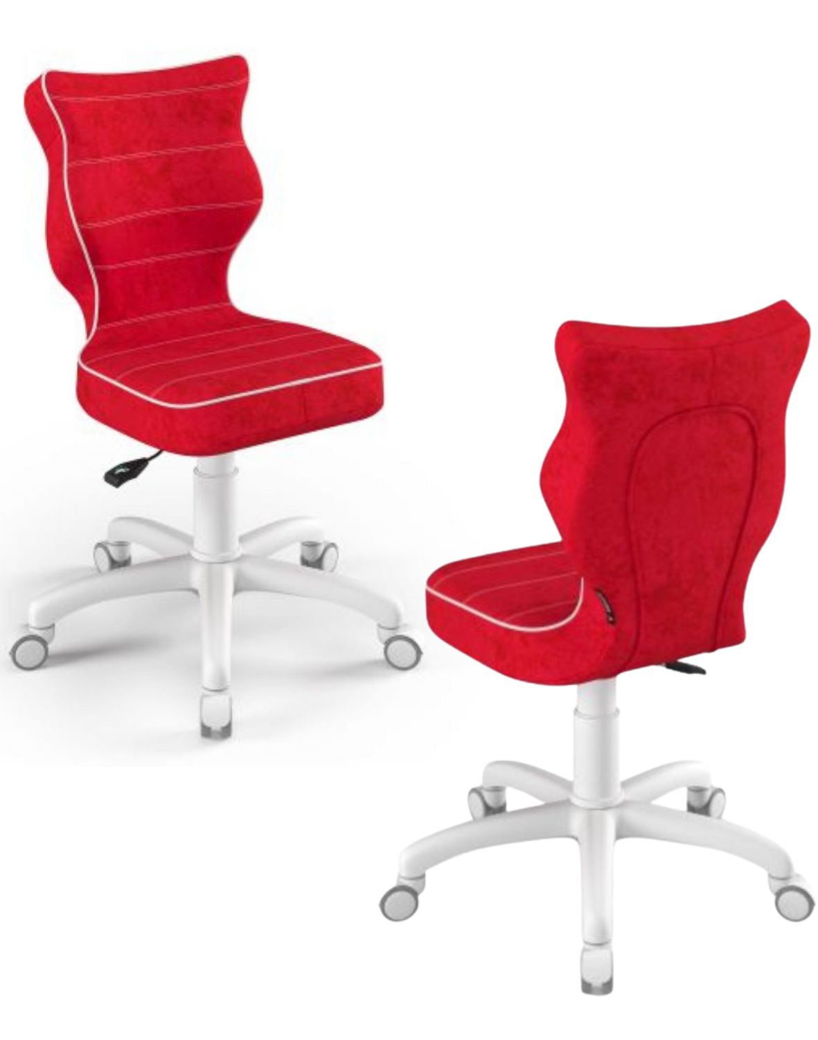 Krzesło dziecięce obrotowe Petit 133-159 cm Biała Podstawa