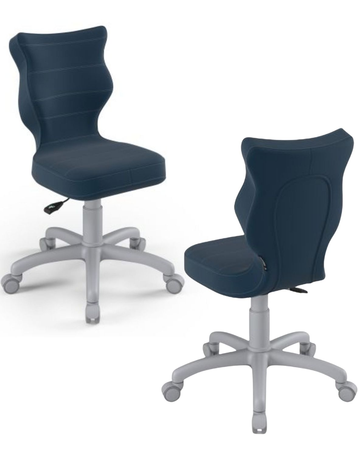 Krzesło dziecięce obrotowe Petit 133-159 cm Szara Podstawa