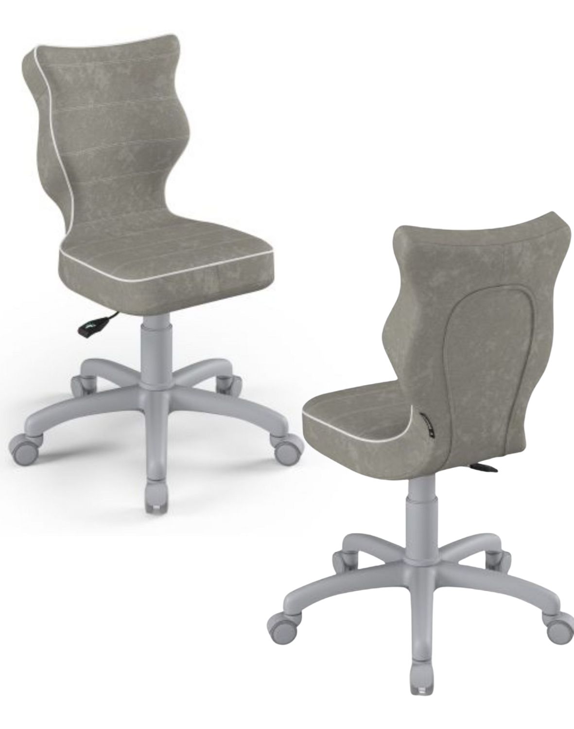 Krzesło dziecięce obrotowe Petit 133-159 cm Szara Podstawa