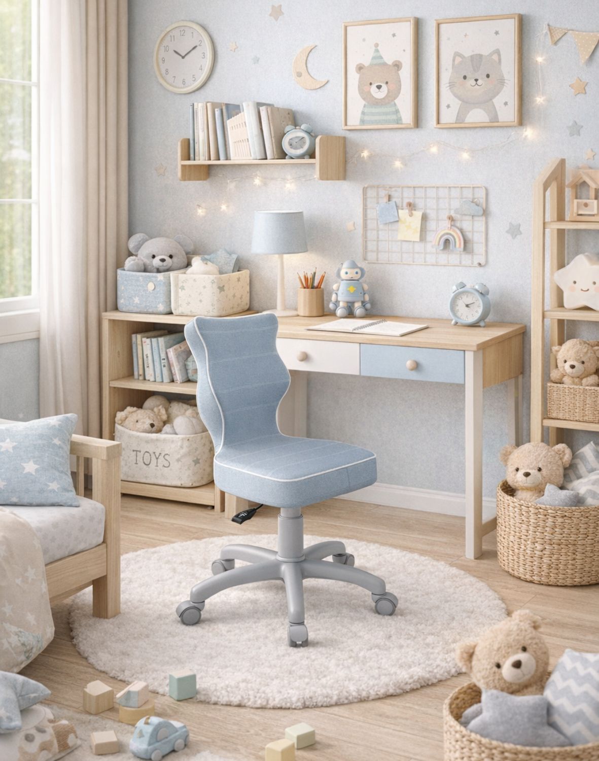 krzeslo obrotowe petit 119 142 szara podstawa