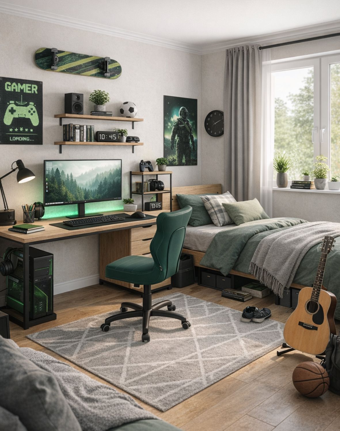 Krzesło dziecięce obrotowe Petit 146-176,5 cm Czarna Podstawa