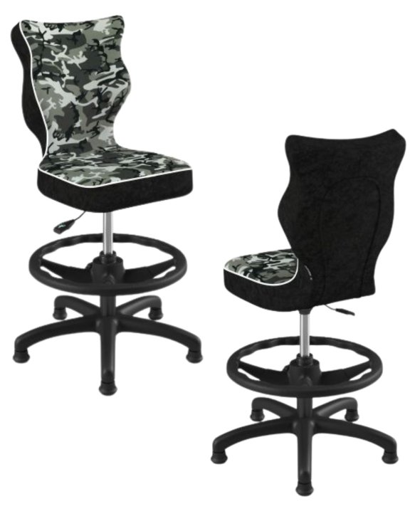 krzeslo dzieciece petit z podnozkiem 133 159 czarna podstawa