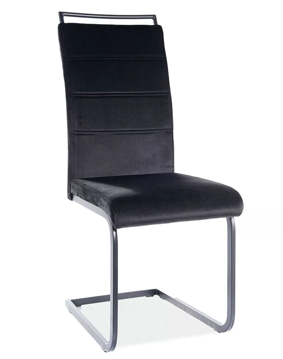 krzeslo h441 velvet czarne