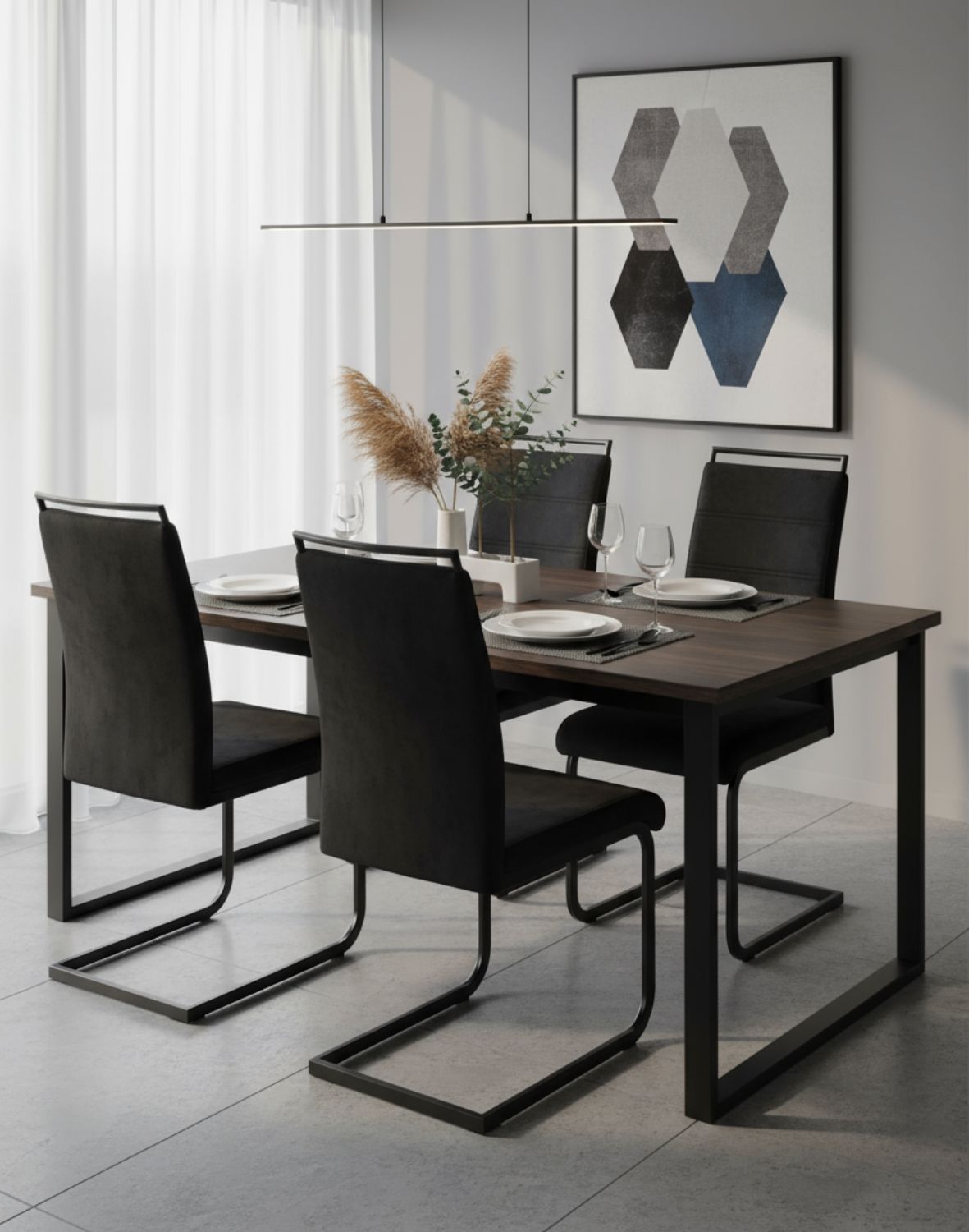 krzeslo h441 velvet czarne