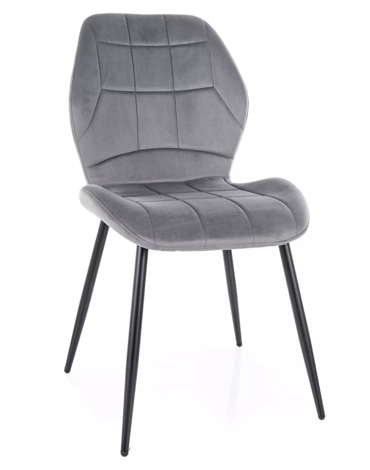 krzeslo jake velvet szare