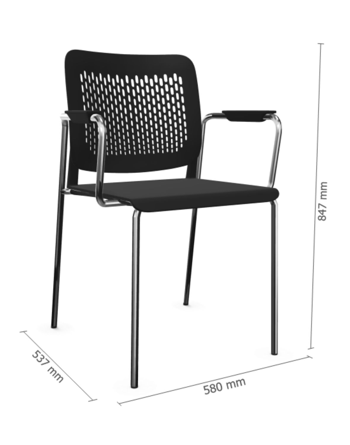 Krzesło konferencyjne Calado 4L Arm