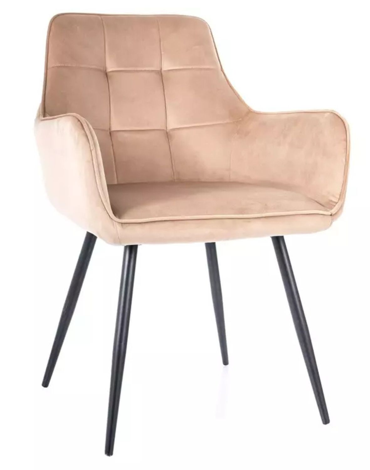 krzeslo lemon velvet bezowe