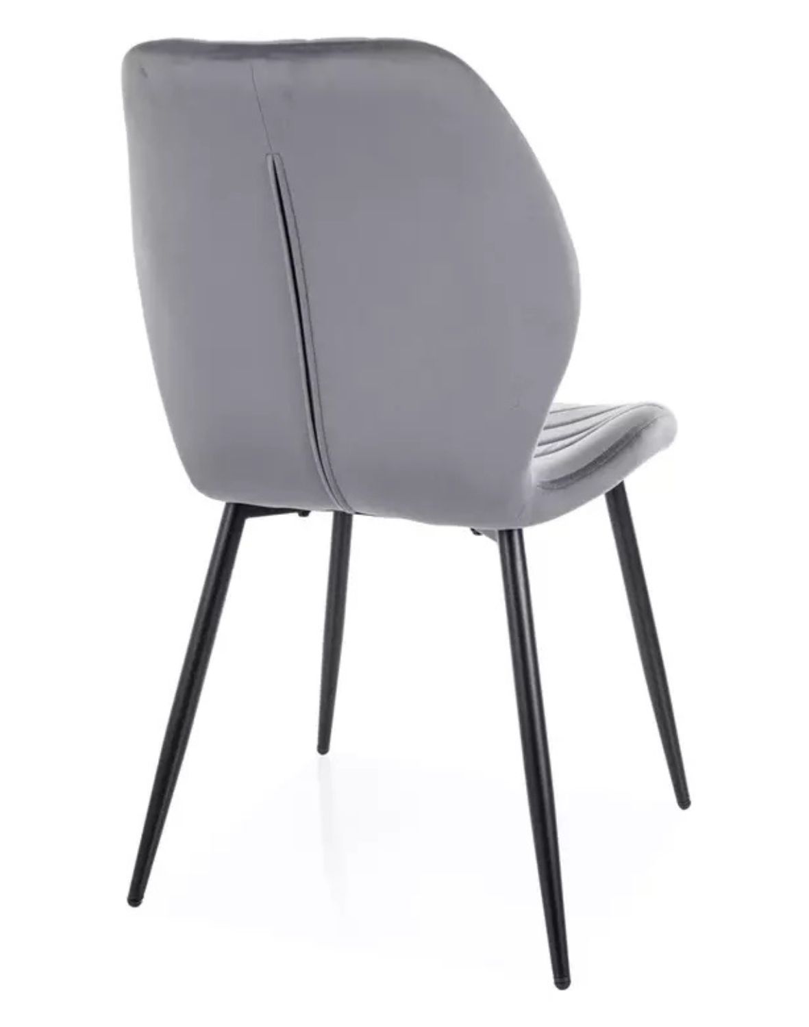 krzeslo mike velvet szare