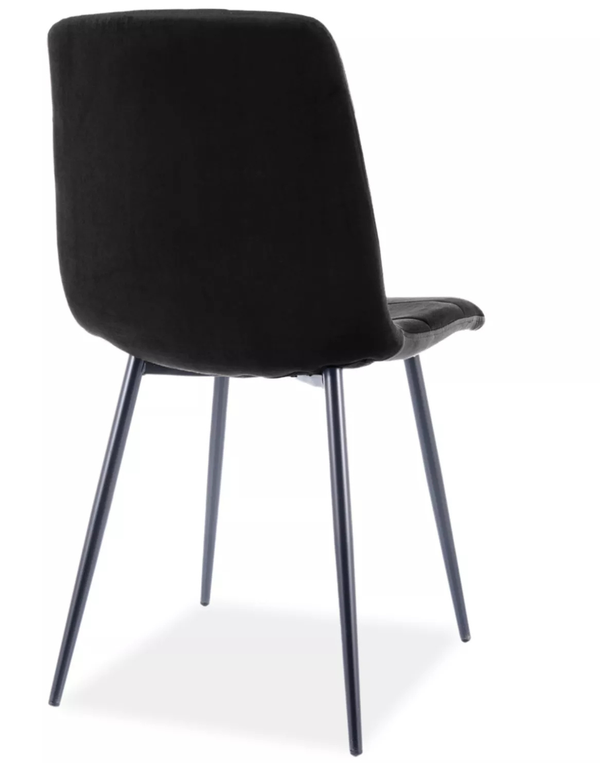 krzeslo mila velvet czarne