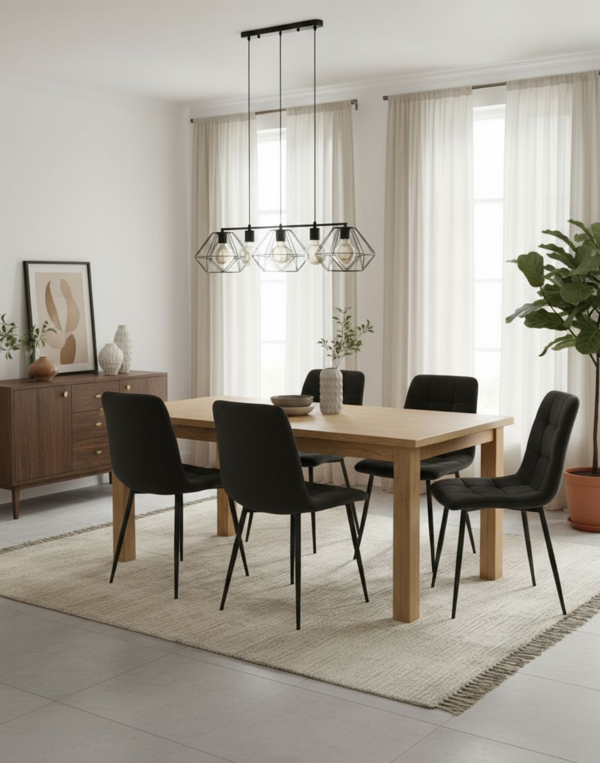 krzeslo mila velvet czarne