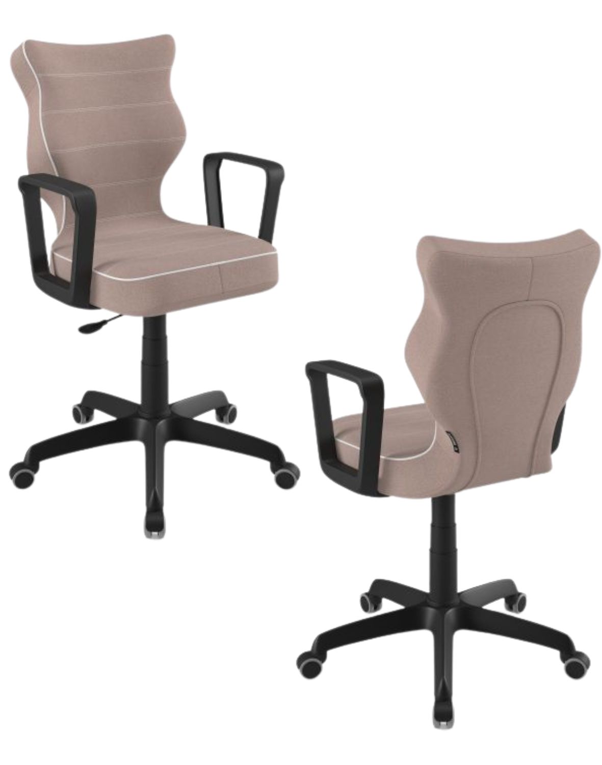 Krzesło młodzieżowe Entelo Norm, Czarna Podstawa, Rozmiar 5 (wzrost 146 - 176,5 cm)