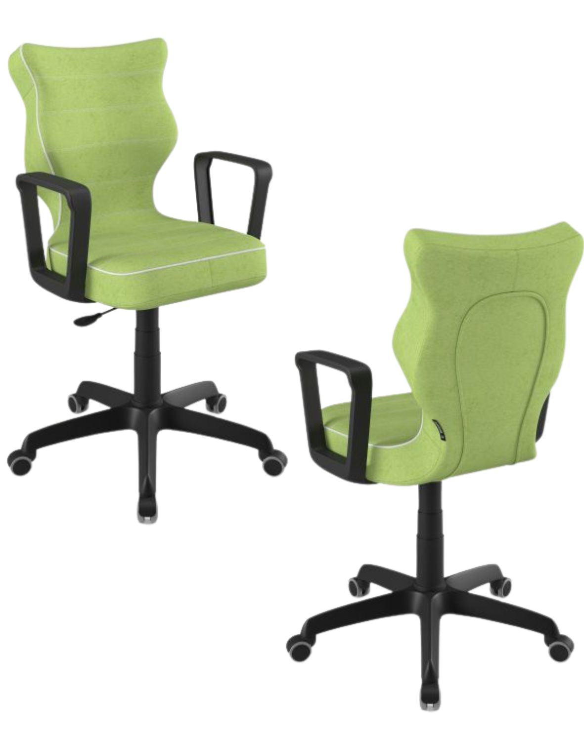 Krzesło młodzieżowe Entelo Norm, Czarna Podstawa, Rozmiar 5 (wzrost 146 - 176,5 cm)