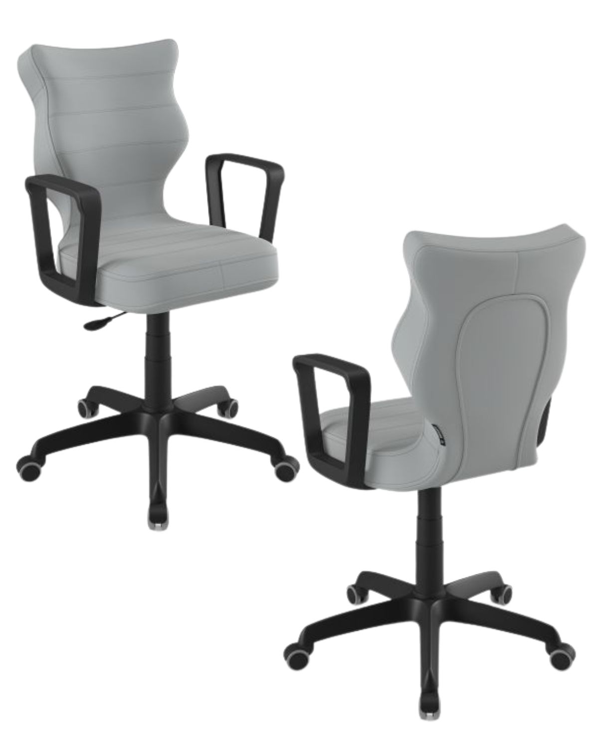 Krzesło młodzieżowe Entelo Norm, Czarna Podstawa, Rozmiar 6 (wzrost 159 - 188 cm)