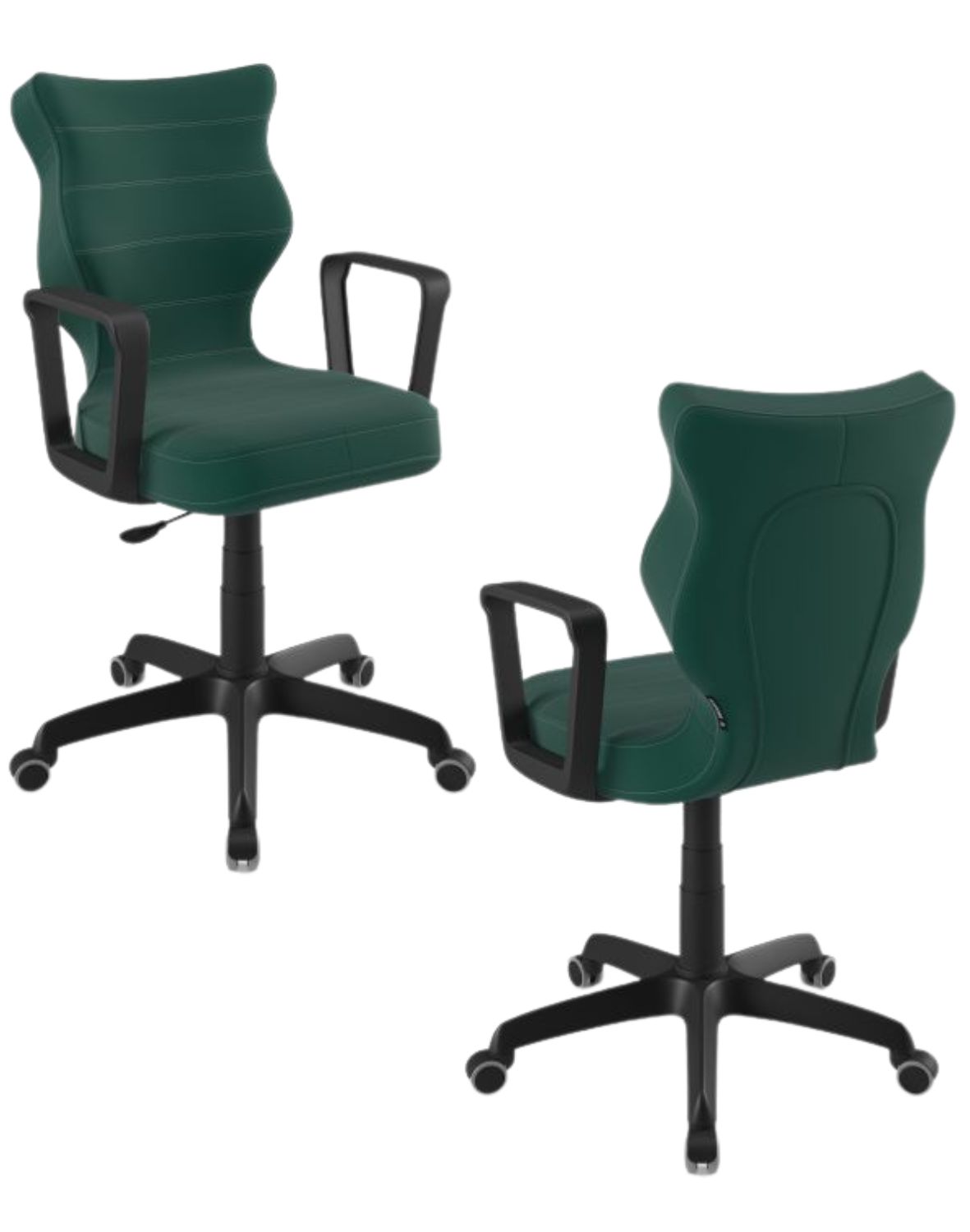 Krzesło młodzieżowe Entelo Norm, Czarna Podstawa, Rozmiar 6 (wzrost 159 - 188 cm)